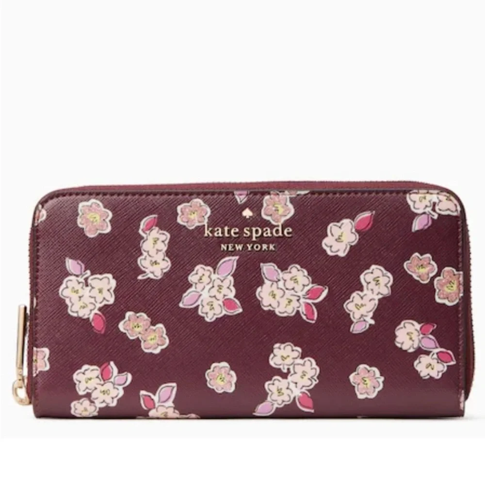 Kate Spade Tinsel Boxed Large Continental Wallet